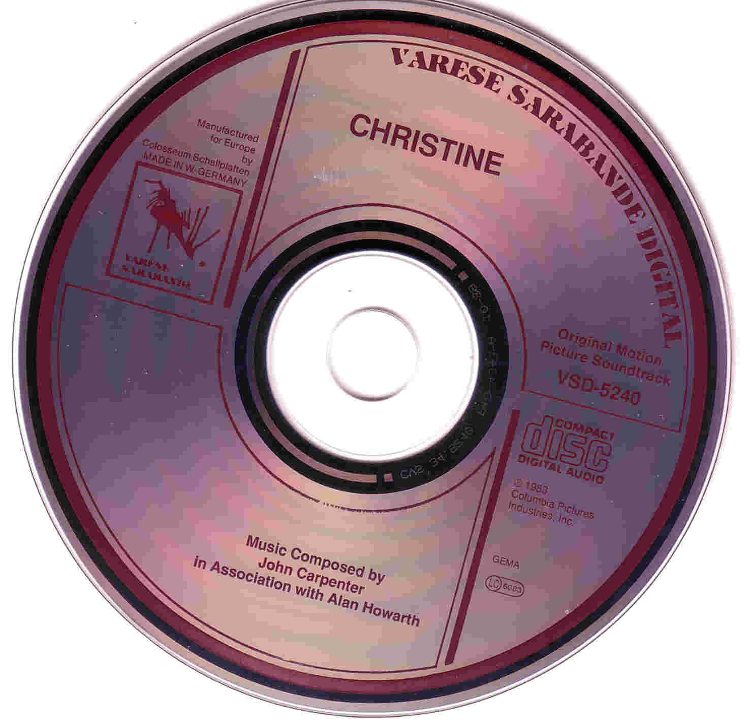 Christine : CD